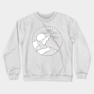 Mountain Sketch Crewneck Sweatshirt